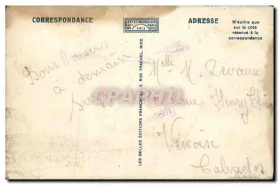 Arromanches — Ogólny widok z falistych wybrzeży Tracy — Adia — Rewers