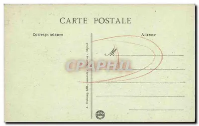 Bayeux - De Kathedraal, De Gevangenis en het Hôtel de Ville — algemene uitzicht genomen vanaf het Hôtel-Dieu — Achterkant