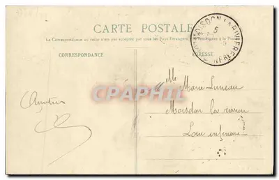 Bayeux — The Cathedral, view from Boulevard Sadi-Carnot — publisher Baille Lion L.M., no. 56 — Back