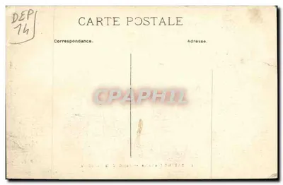 Bayeux (Calvados) — Facha de la Catedral — B.B. — Reverso