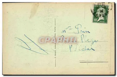 Bayeux — Abside da Catedral — C. Artand, Nantes — Verso