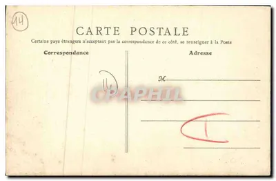 Bayeux (Calvados) - Katedra, strona południowa — B. F., Paryż, n°49 — Rewers