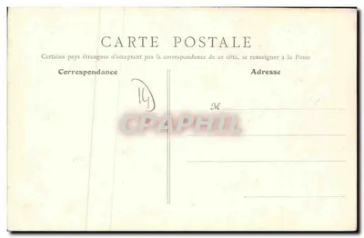 Bayeux (Calvados) — Zuidpoort van de Kathedraal — B.F. PARIS n°9 — Achterkant
