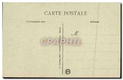 Bayeux — Vista geral da Catedral, tirada do antigo Convento — A. Dubosq, editor, Commes (Cavados) — Verso
