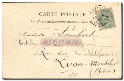 Bayeux — Catedral de Nossa Senhora. O Transepto — La C.P.A., Paris, n°5 — Verso