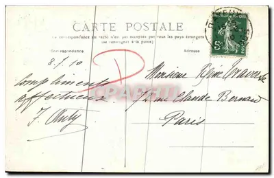 Bayeux — Fachada da Catedral — Coleção A. L. Bayeux — Verso