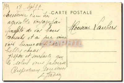 Bayeux (Calvados) — Intérieur de la Cathédrale - Les Stalles — Éditeur : Rivet, Coupier, Léon — Verso