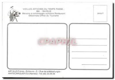 Bayeux — Restauracja — Chemins de Fer de l'État — Rewers