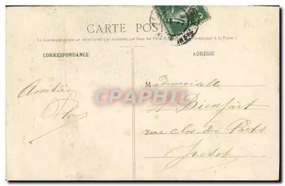 Bayeux - Chapéus e trajes antigos — Coleção P. Bunel, fotógrafo-editor, Vimoutiers (Orne) - N° 308 — Verso
