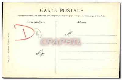 Coiffes d'hier - Bayeux — Éditeur Bernard, Gaen, n°3 — Verso