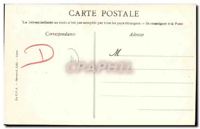 Mützen von gestern - Bayeux — Die Normandie, Verlag Bernardi, Nr. 28 — Rückseite