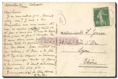 Bayeux. Castello di Bellefontaine — Cartolina d'epoca n° A+D 88, editore A. DuBois (Caumont) — Verso