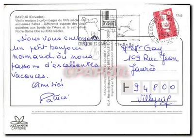 Vecchio Bayeux — Emy — Verso