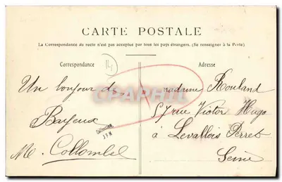 Bayeux — Jardín Botánico — Editor no identificado, n° de serie 5 — Reverso