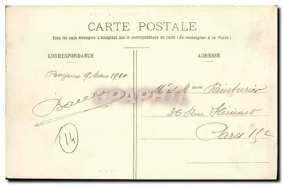 Bayeux - Il Castello di Belle-Fontaine — Coll. R. D. n°213 — Verso