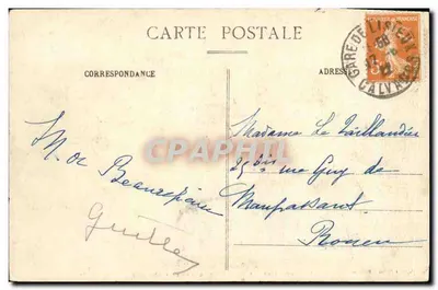 Mosteiro das Beneditinas — Escada de Honra — Editor Fertard, Balleroy — Verso