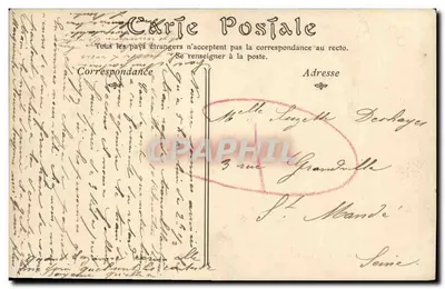 Bayeux — A Fonte da Praça São Patrício — ND Phot — Verso