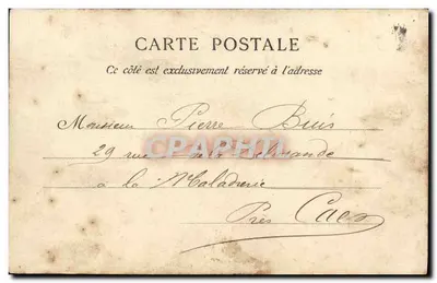 Bayeux — Estátua da República — Editor anônimo, n° 45 — Verso