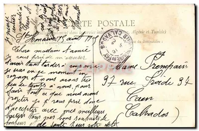Bayeux — Beeld van Alain Chartier — L. D. — Achterkant