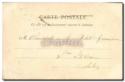 Bayeux — Rue Montthiquet — editor P. M. P. Jansy — Verso