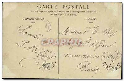 Bayeux — Rzeka Aure, ulica Nesmond — ND. Fot. — Rewers