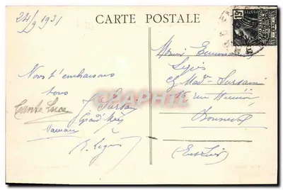 Bayeux — Place du Château — Courcier-Ishae, n°48 — Verso