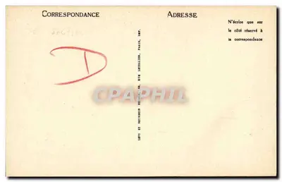 Tapeçaria da Rainha Matilde — Bayeux — cena de Harold prestes a embarcar — editor Levy e Neuchâtel, Imp. Letellier, Paris — Verso