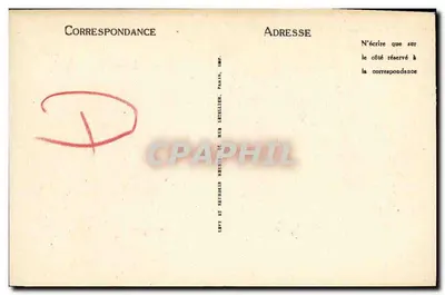 Tapiszeria Królowej Matyldy — Bayeux — Tapiszeria Królowej Matyldy — scena walki — wydawca Levy & Neurdein, Paryż — Rewers