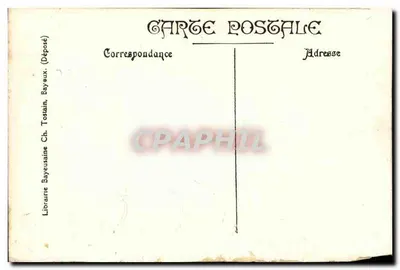 Ambassade à Edward — scène d'embuscade — Librairie Bayeuseaine Ch. Tostain (éditeur imprimé) — Verso