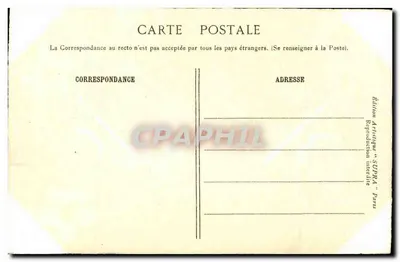 Bayeux — Huizen van de straat St-Martin — Artistieke uitgave SUPRA Parijs — Achterkant