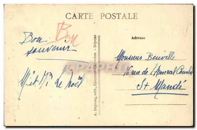 Bayeux — Stara dom, ulica St-Martin — P. Labbé, wydawca — Rewers