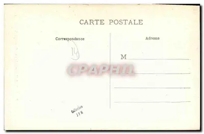 Bayeux - Velha Casa de Madeira na Rue Bienvenue (século XIII) — Coleção A. L., Bayeux — Verso