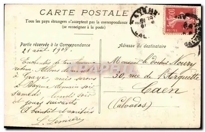 Bayeux — Casa del XVI secolo, via Bienvenu — Edit. J. Robin, Bayeux — Verso
