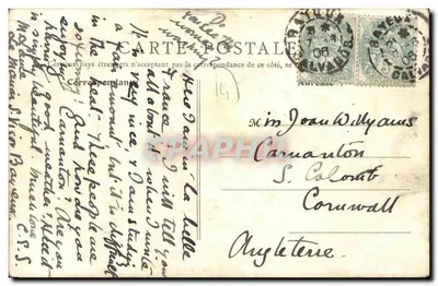 Bayeux (Calvados) - A Ribeira do Aure no Islet — B. K., Paris — Verso