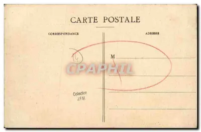 A Lanterna do Gars de Falaise — cena de rua com personagens em traje — Edição Jajaussé, Falaise — Verso