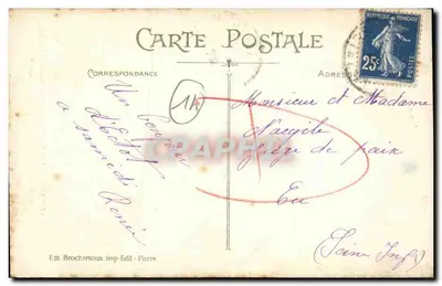 O garoto de Falaise — Multado pelo Sr. o Prefeito — Editor Em.Bx, n°1501/3 — Verso
