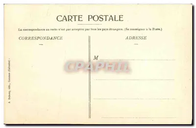 La Falaisienne — tradycyjny strój — A. Duboq, Calvados — Rewers