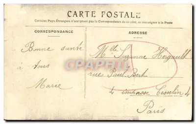 Il Gars di Falaise — Leggenda della Lanterna — C. Jeanne, editore-fotografo, Falaise — Verso