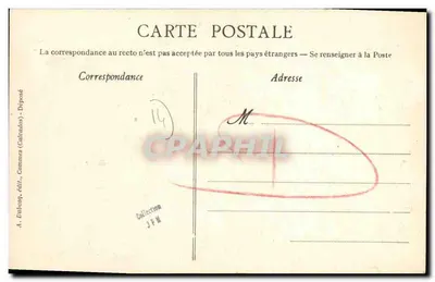 O Homem de Falaise — Edital de Monssieu l'Mair — A. Dubosq, editor (Caltrades) — Verso