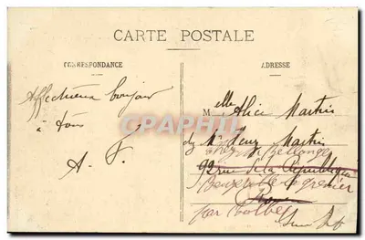 De Lantaarn van de Gars van Falaise — humoristische scène — Camille Vérité, fot. Falaise - ingeleverd — Achterkant