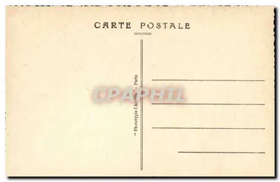 Falaise — Fontaine d'Arlette — Phototypie L'Arlette, Paris — Verso