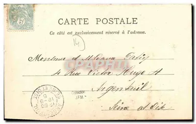 Falaise - Mont Nyra e Fontaine d'Arlette — Livraria Bourdet, n°14 — Verso