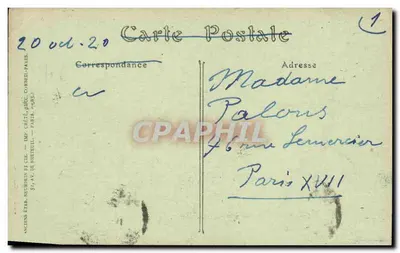 Falaise — A Igreja da Trindade — Anciens Étab. Chété, Paris — Verso