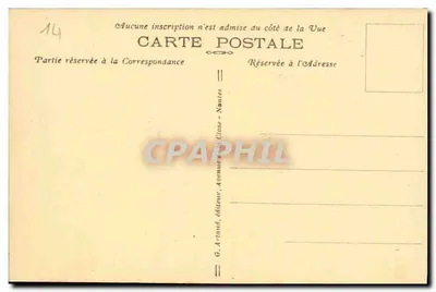 Falaise — Igreja da Santa Trindade — G. Artaud, editor — Verso