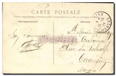 Falaise (Calvados) - Poręcz kościoła Trójcy Świętej — B. F., PARYŻ, nr 20 — Rewers