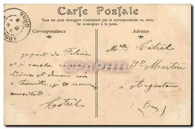 Palaise — La Chiesa di San Gervasio — Editore: J. P. Béthune, n°4 — Verso