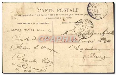Falaise — Igreja — C. Jeanne, editora-fotógrafa, Falaise — Verso