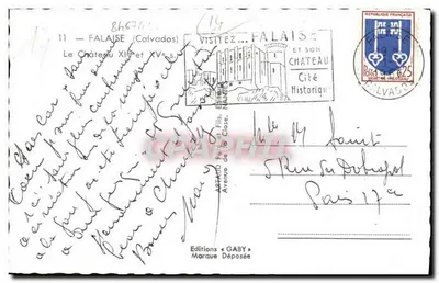 Castelo de Falaise — Editora Gaby — N°11 — Verso