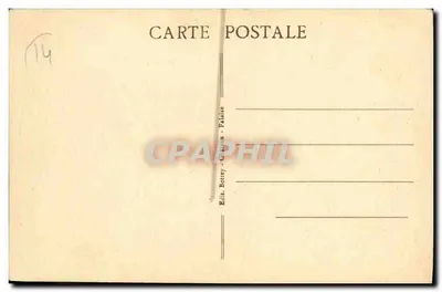 Falaise - O Castelo no século XVI, segundo uma antiga gravura — Editor Édik Bottey, n°14 — Verso