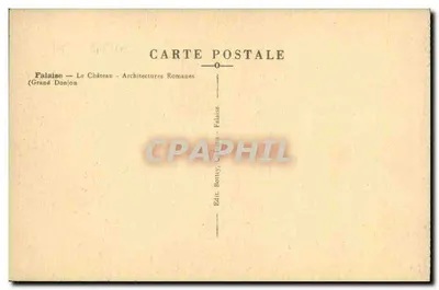Falaise — Il Castello - Architetture Romaniche (Grande Donjon) — Verso